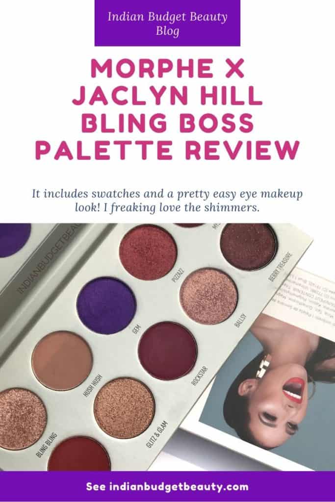 Morphe X Jaclyn Hill Bling Boss Palette Review morphe x jaclyn hill bling boss palette review