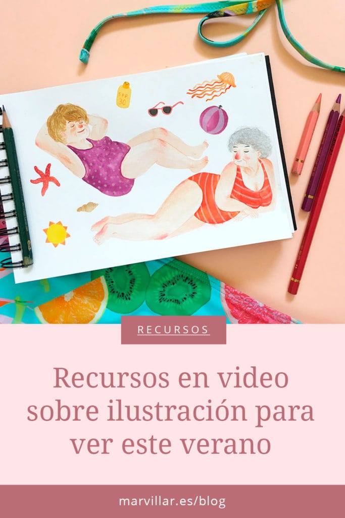 vídeos sobre ilustración, recursos de ilustración, procesode trabajo de ilustracion, estudios de ilustradores,
