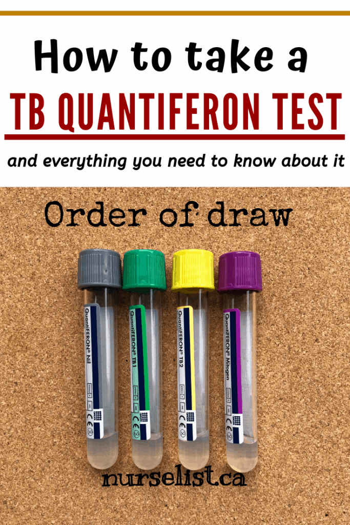 how to take a tb quantiferon test