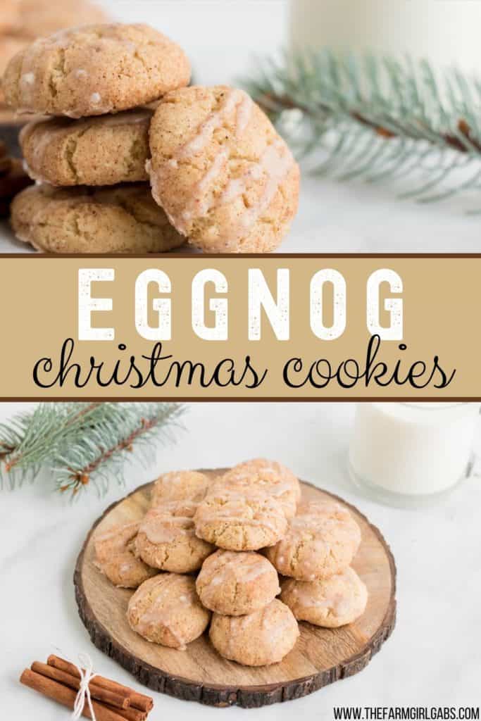 Eggnog Cookies are a fun twist to the classic snickerdoodle cookie. This easy holiday cookie recipe is soft, chewy and rolled in cinnamon sugar.