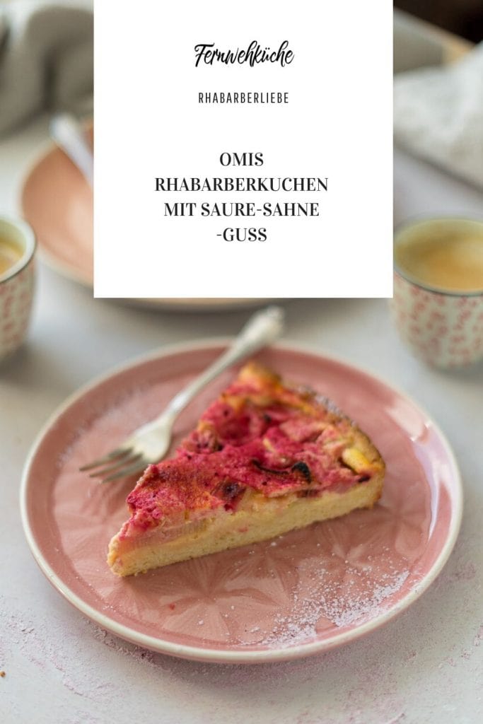 Pinterest Omis Rhabarberkuchen