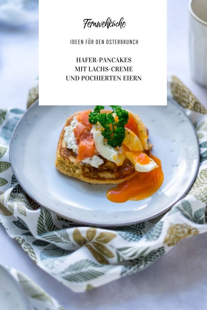 Pinterest Haferpancakes mit Lachscreme