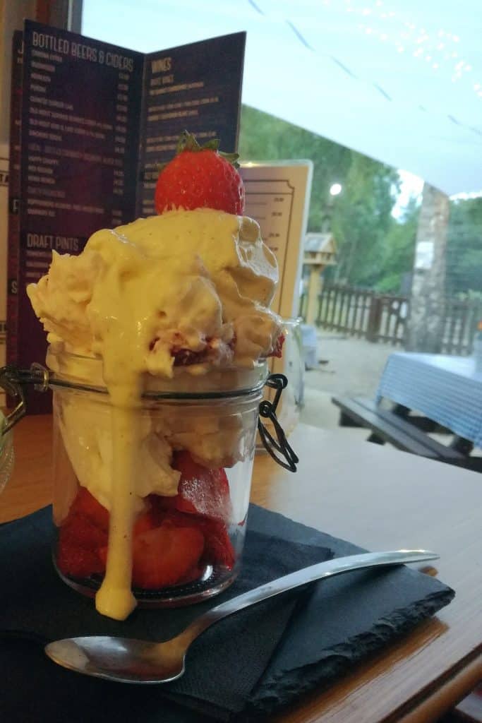 Gluten Free Scotland - Eton Mess, Lochanhully Woodland Club, Carrbridge