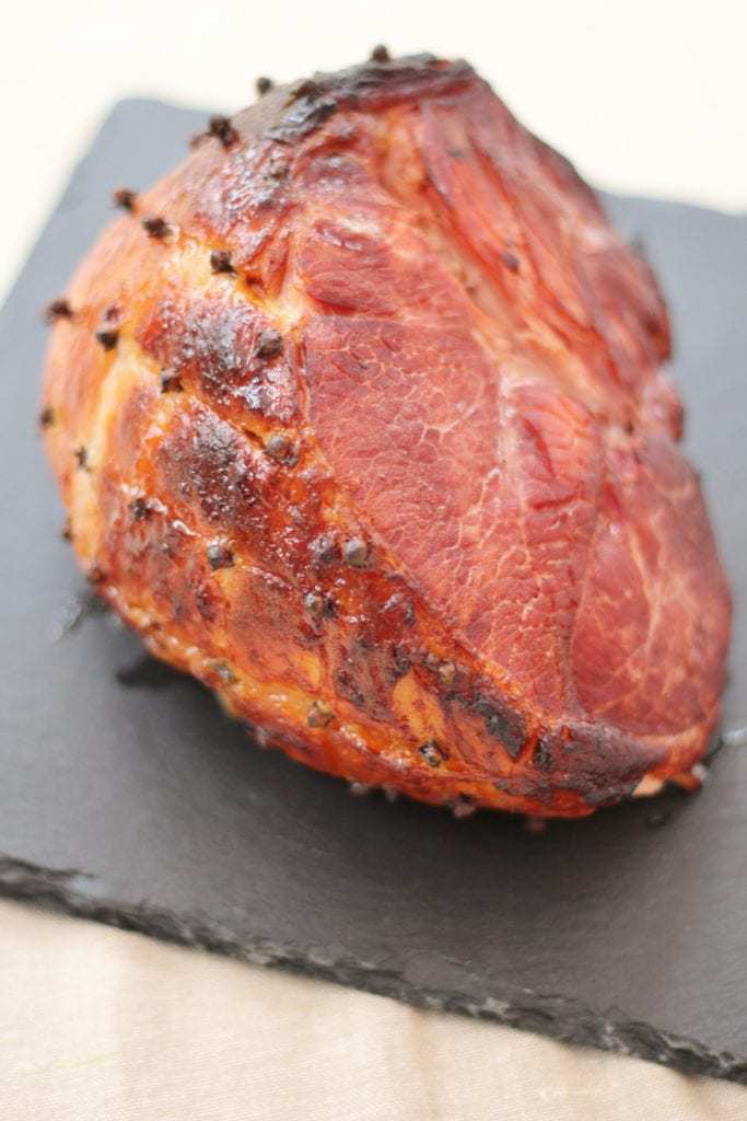 Simple Dinner Ideas - Easy Mulled Wine Christmas Ham by Easy Peasy Foodie