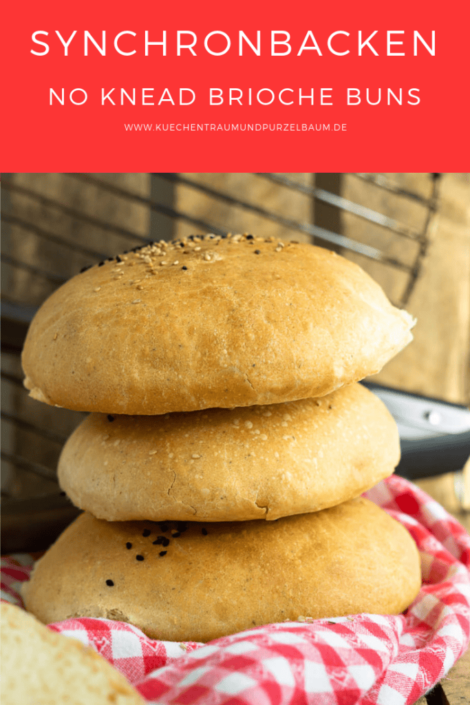No Knead Brioche Buns - Snychronbacken 8 no-knead-brioche-buns