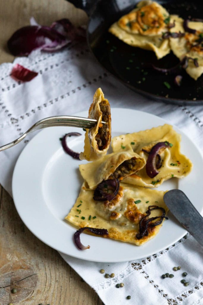 Linsenmaultaschen - All you need is 5 Linsenmaultaschen