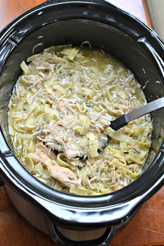 Crockpot Chicken and Noodles (Perfect Family Comfort Meal)