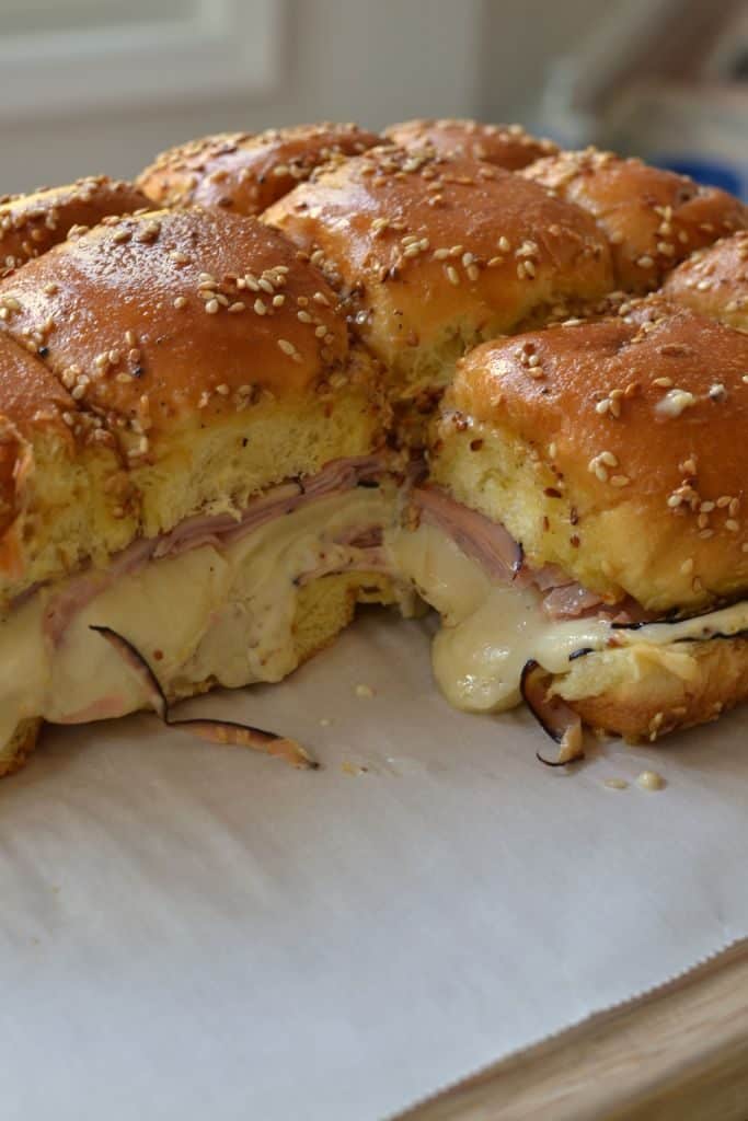 Ham and Swiss Sliders (Easy Delicious Party and Game Day Sandwiches)