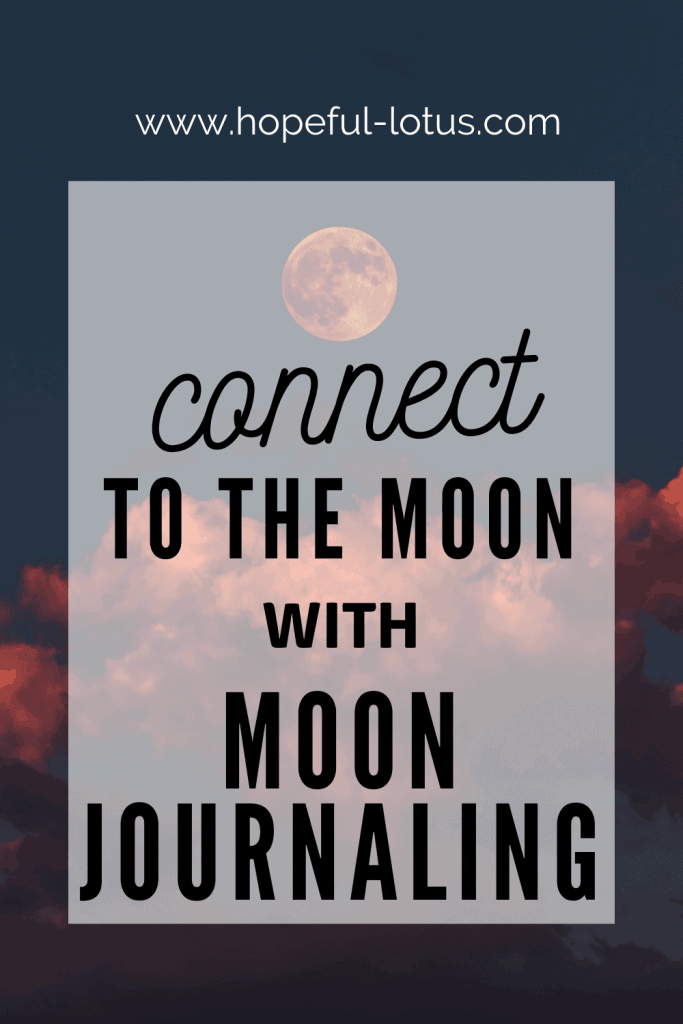 Get more in touch with the moon phases with this guide to moon journaling. These moon journaling ideas will teach you exactly how to get started with tracking the moon and maximising your success with the law of attraction! The post features descriptions of each of the moon phases along with journal questions and affirmations to get you into alignment!