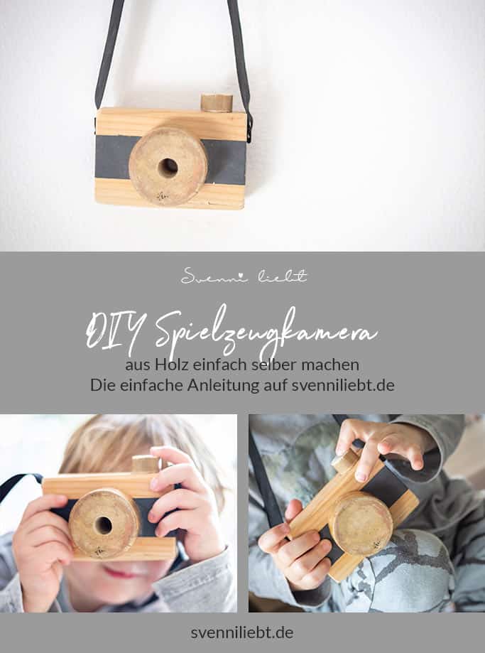 DIY Spielzeugkamera aus Holz auf Pinterest merken