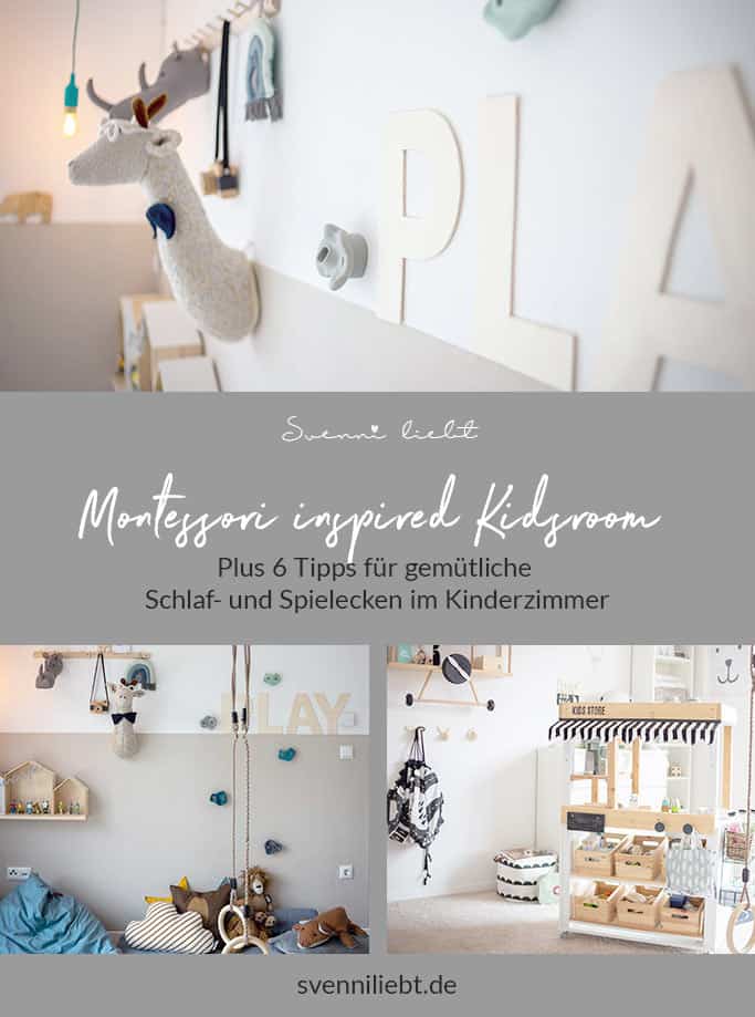 Montessori inspired Kidsroom Update – Plus 6 Tipps für gemütliche Schlaf- und Spielecken im Kinderzimmer auf Pinterest merken