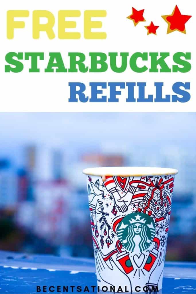 Free starbucks refills