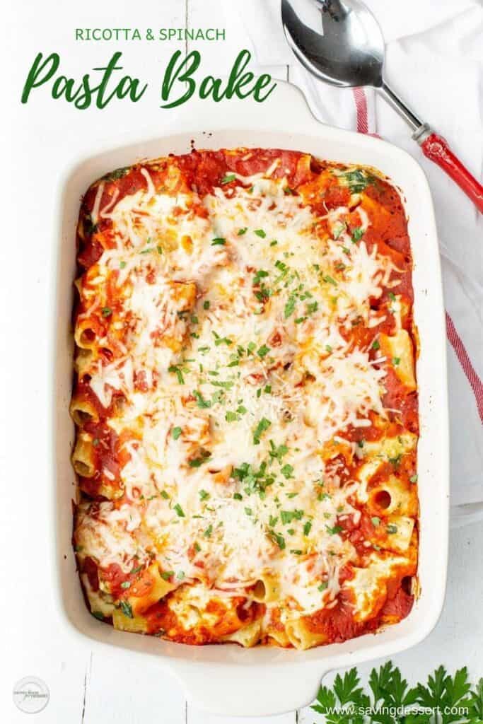 Ricotta & Spinach Pasta Bake