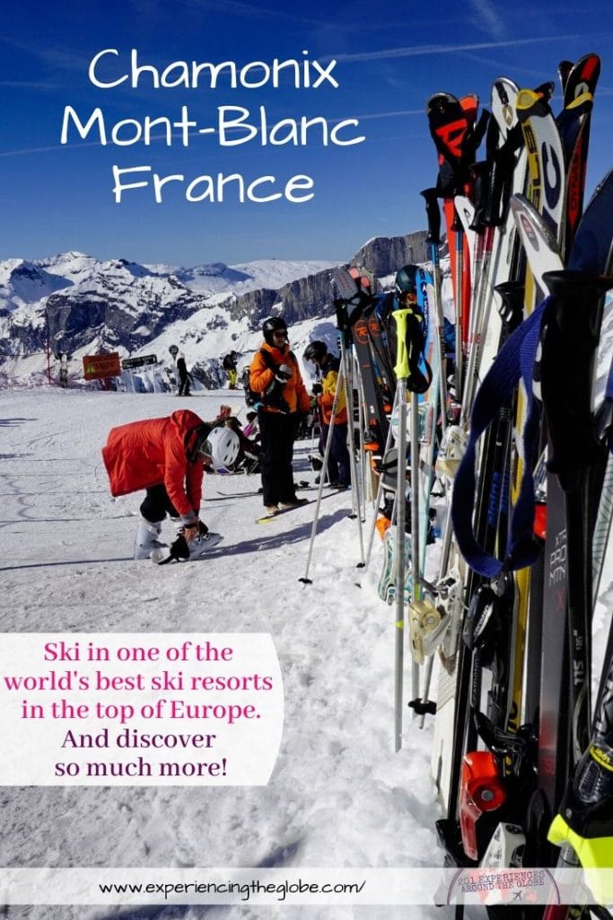 One of the best ski resorts in Europe and its highest point! Visit Chamonix all year, whether you're a sport junkie or just want to enjoy breathtaking views – Experiencing the Globe #Chamonix #MontBlanc #AiguilleDuMidi #MerDeGlace #PlanPraz #LeBrevent #BestSkiResortsInEurope #SkiChamonix #ChamonixSkiResort #ChamonixAccommodation #BeautifulDestinations #Wanderlust #TravelPhotography #VisitChamonix