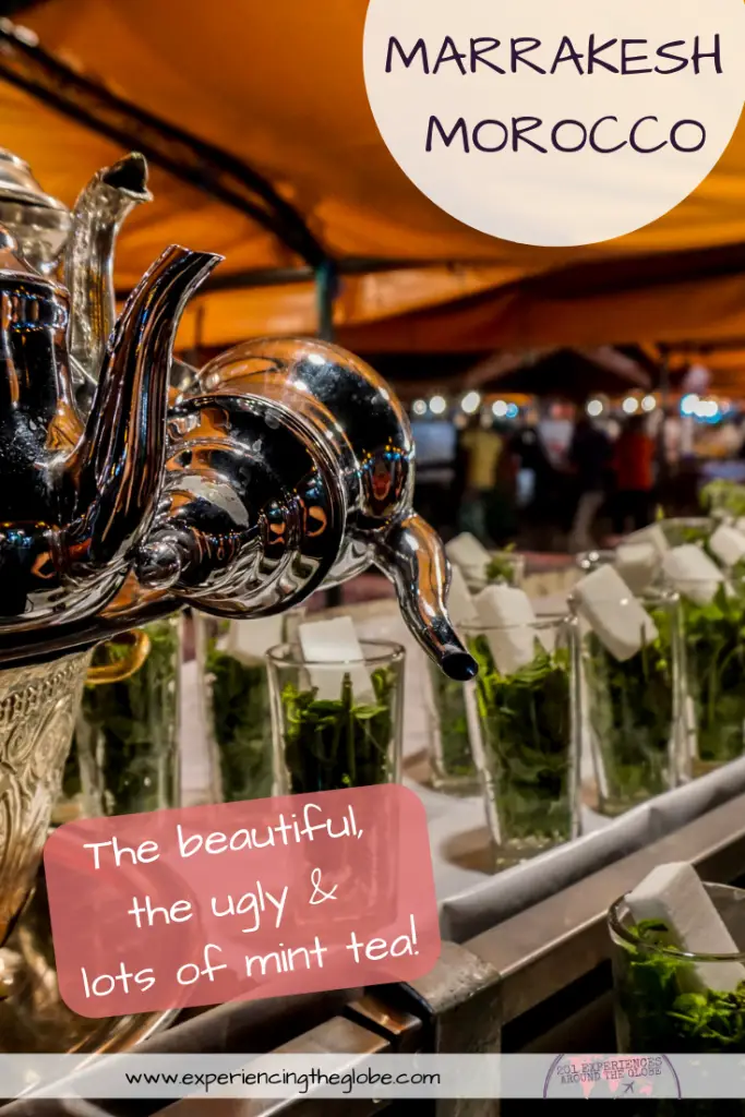 Walking the streets of the medina you’ll experience the magic of Morocco. Visit Marrakesh to discover souks, palaces and drink lots of mint tea #VisitMarrakesh #Marrakesh #Morocco #TravelExperience #BeautifulDestinations #Wanderlust #TravelPhotography #Backpacking