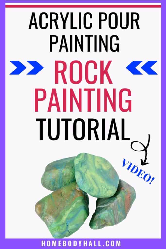 Paint Pouring On Rocks Spruce Up Your Garden Homebody Hall