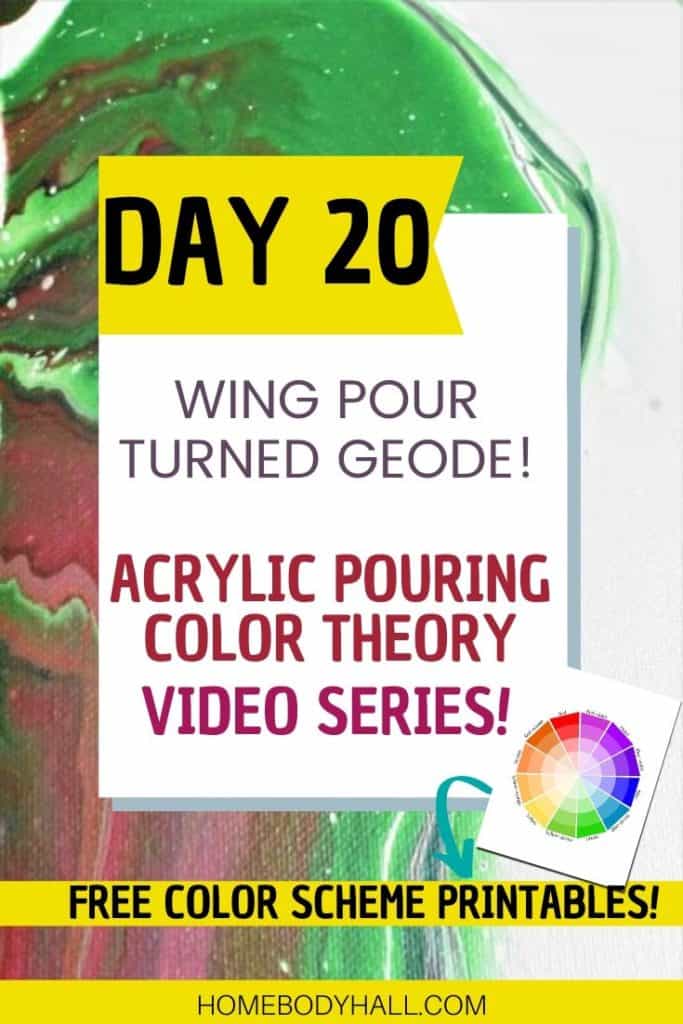 Acrylic Pouring Color Theory Day20