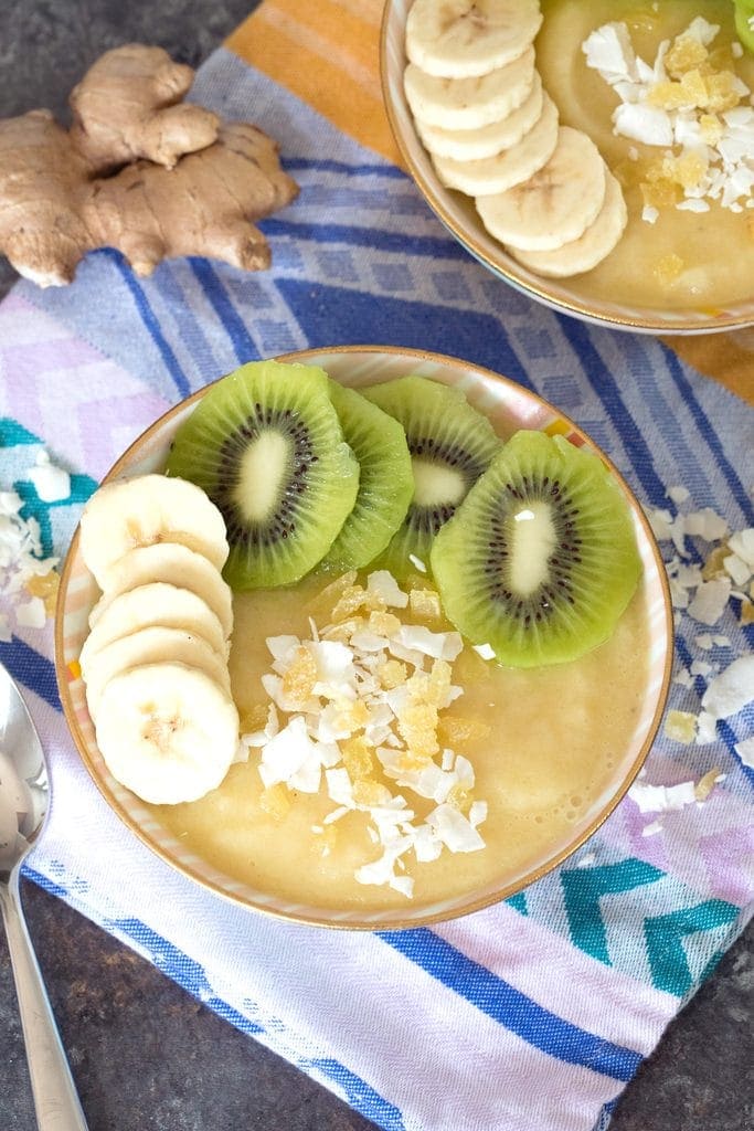 Pineapple Ginger Smoothie Bowl