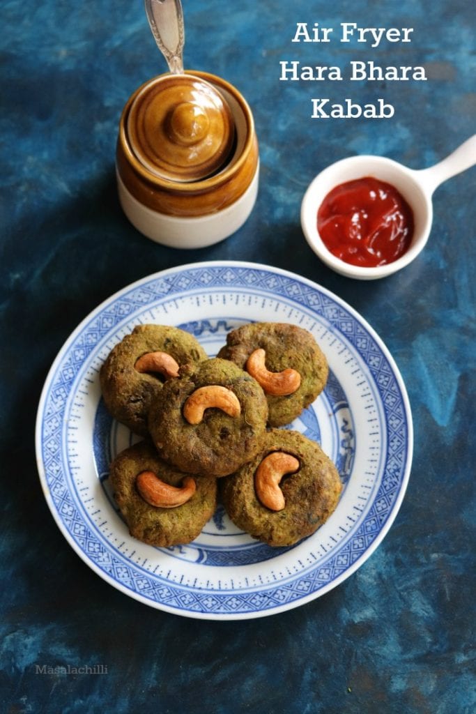Air Fryer Hara Bhara Kabab Recipe