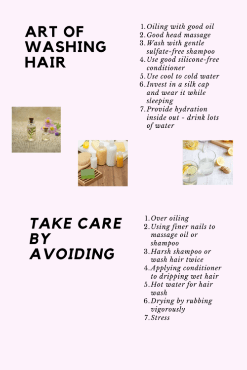 Hair care routine to reduce hair fall and boost growth