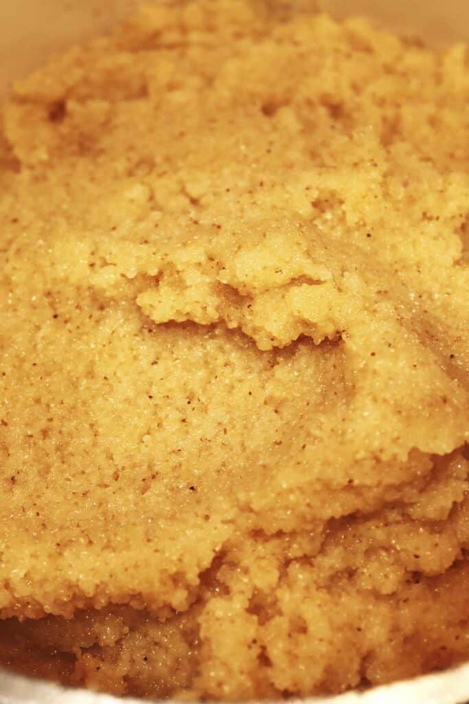 Semolina texture up Close