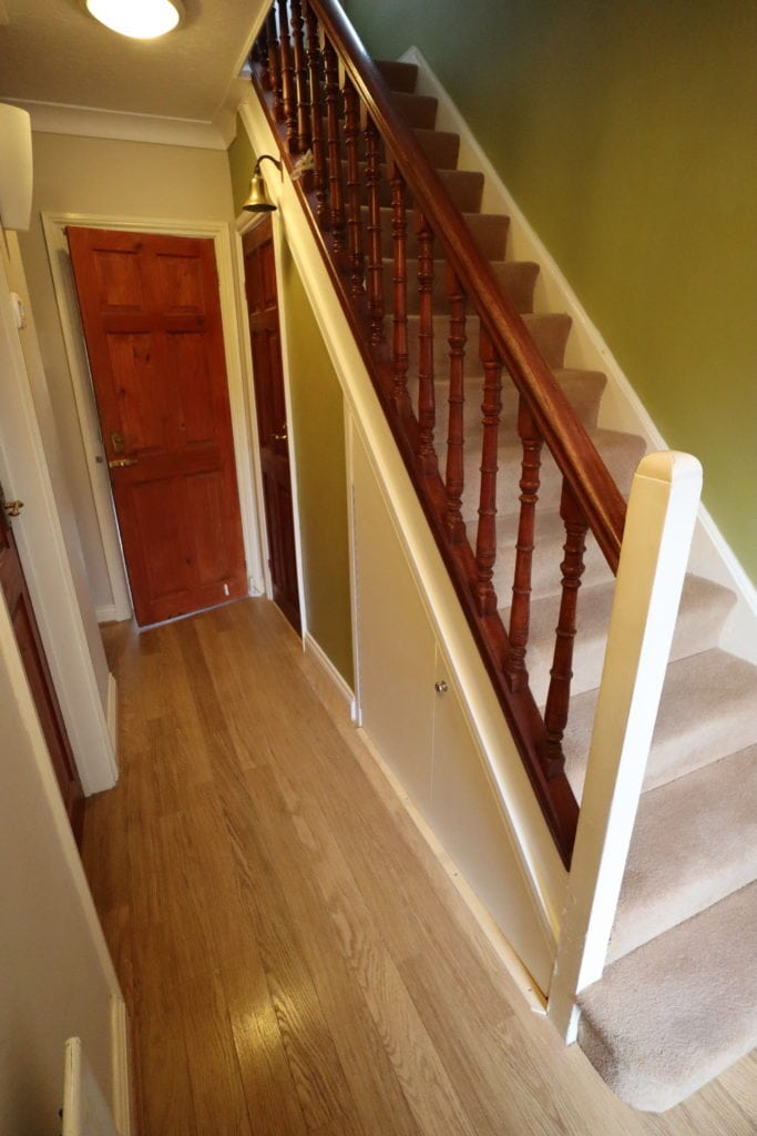 Under Stairs Cloakroom (+ Storage Nook) - UK Bathroom Guru