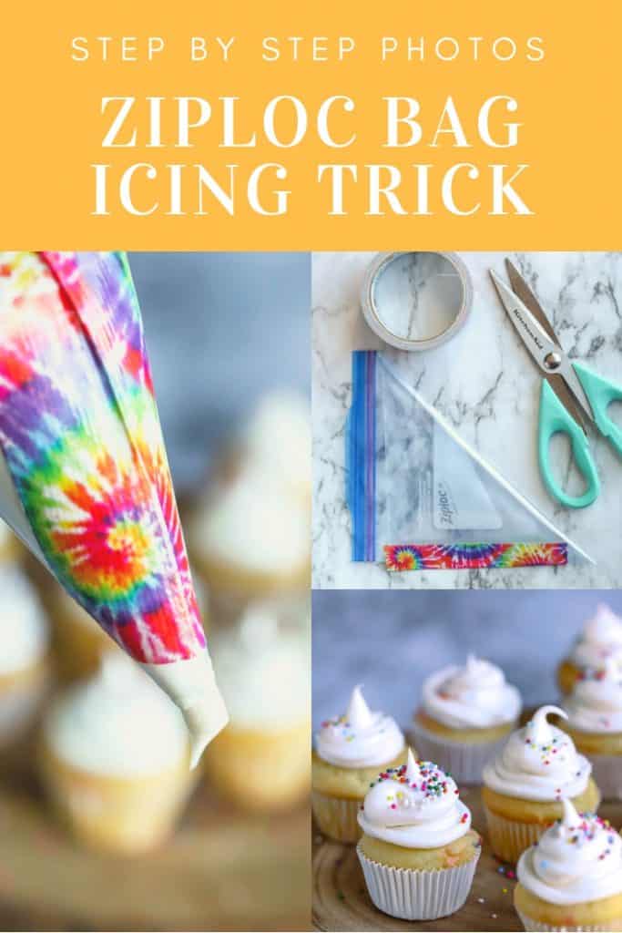 The Best Way To Frost Cupcakes Use A Ziploc Bag To Make A Piping