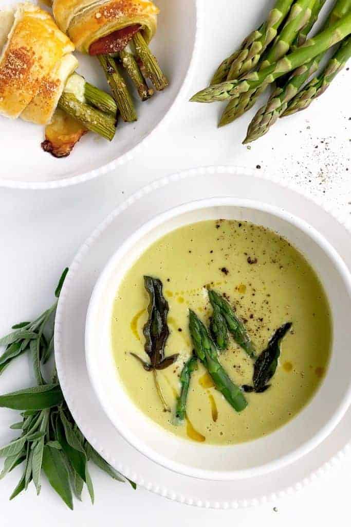 How to make vegan asparagus soup