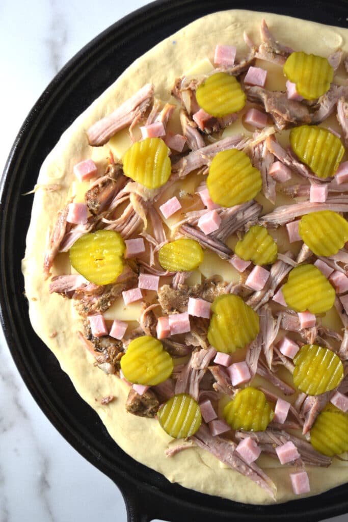 Cuban Sandwich Pizza | Delish D'Lites