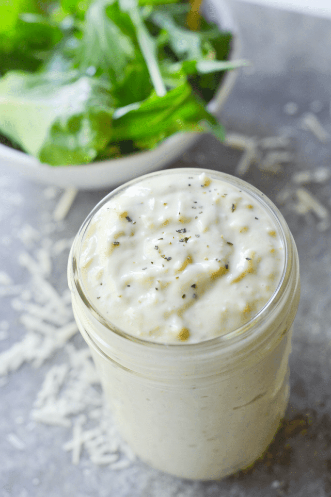 Low Carb Garlic Avocado Caesar Dressing Hey Keto Mama