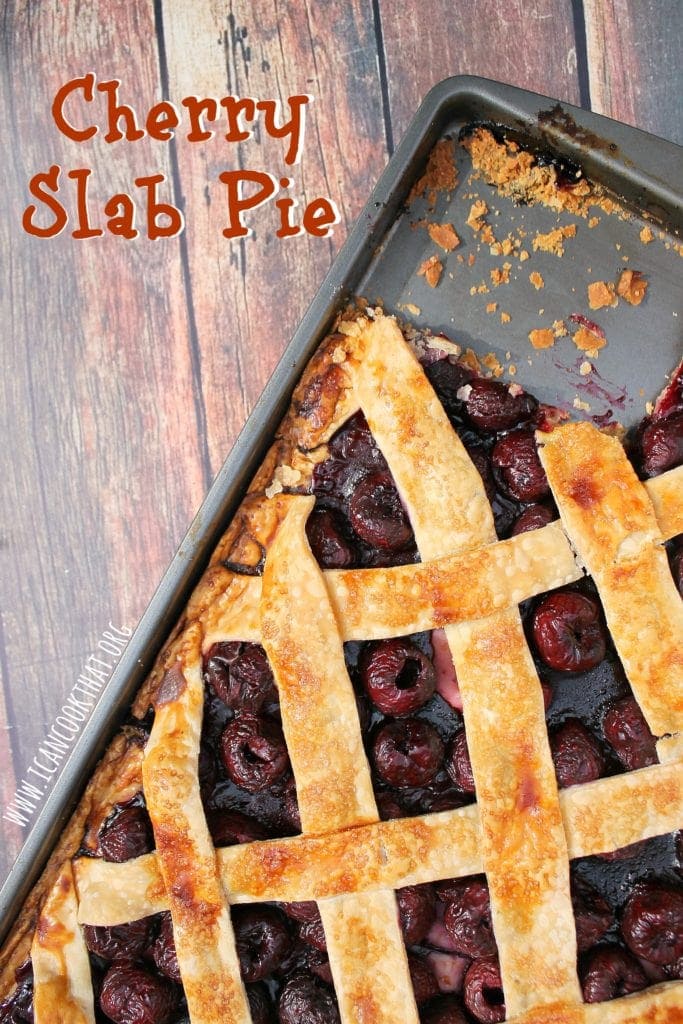 Cherry Slab Pie Recipe I Can Cook That