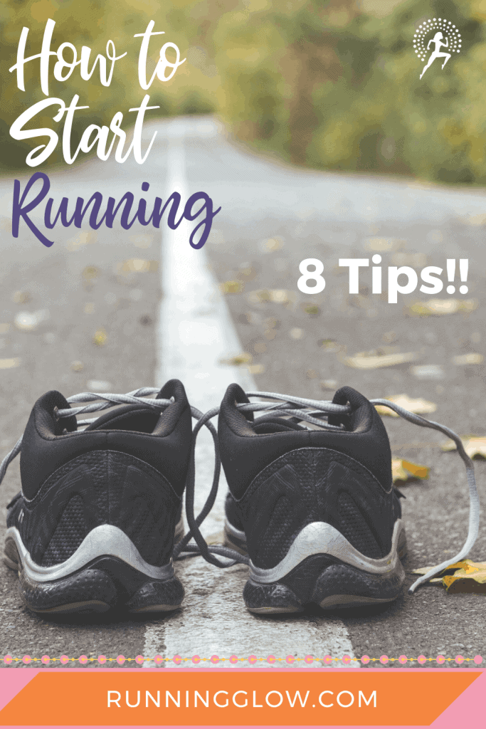 empty pair of running shoes