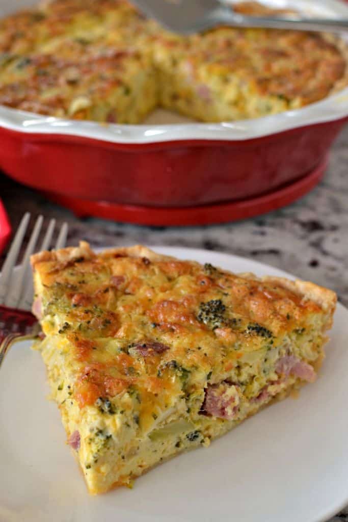 Ham and Cheese Quiche (A Perfect Meal Anytime of the Day)