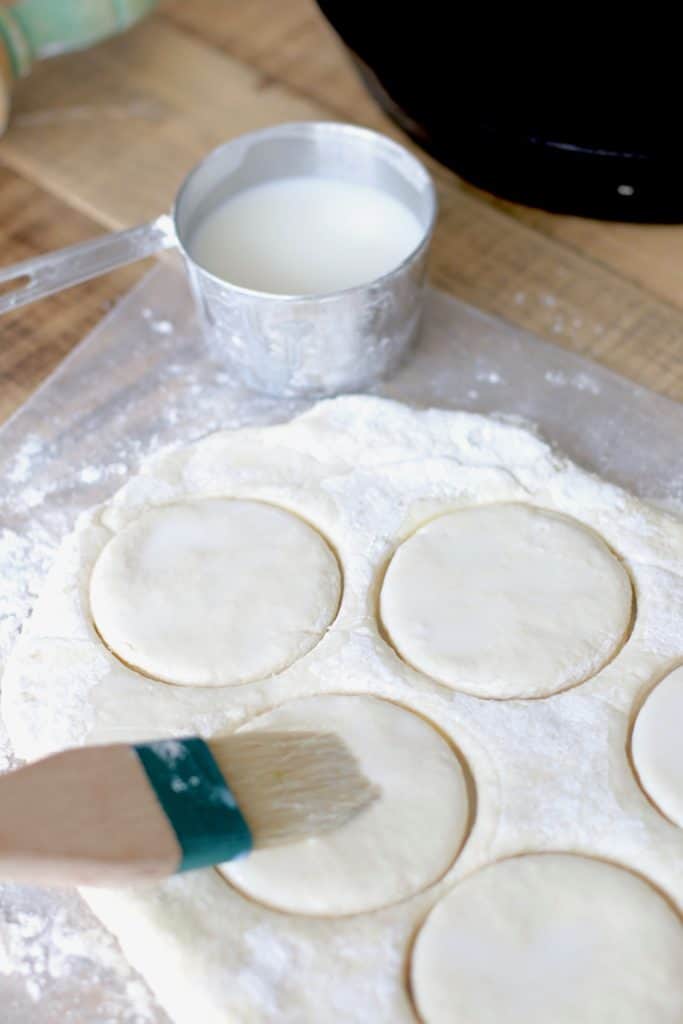 milk coated biscuits