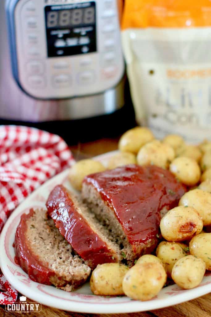 The Best Instant Pot Meatloaf and Little Potatoes The Country Cook