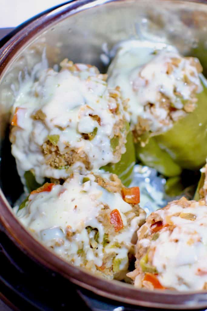 Instant Pot Italian Stuffed Peppers The Country Cook