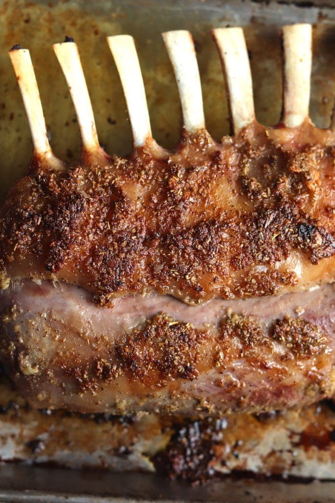 Garlic And Rosemary Roasted Rack Of Lamb The Hungry Hutch This is such an easy recipe with awesome flavor! garlic and rosemary roasted rack of