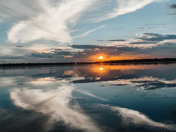 Sonnenuntergang Amazonas