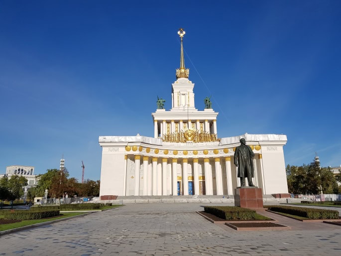 pavillon central lénine VDNKh Moscou