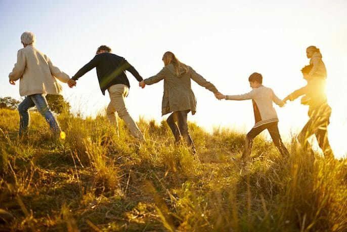 Versuchen, mit einem neuen Partner in einer gemischten Familie zu empfangen