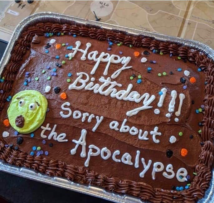 birthday cake for quarantine
