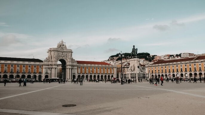 Praça do Comércio Lissabon