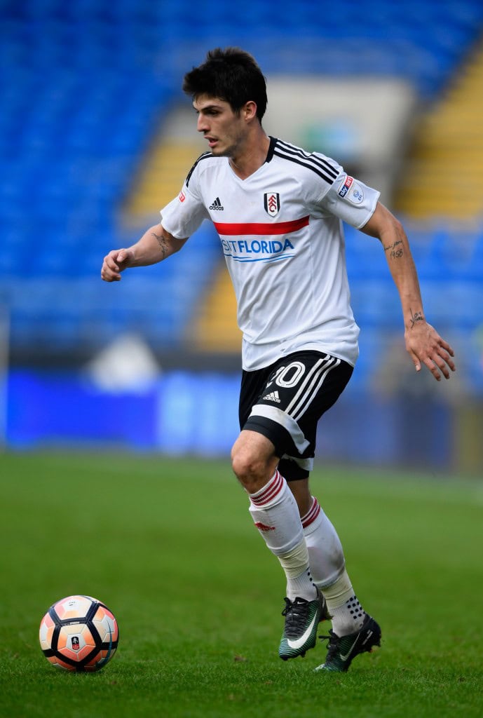 CARDIFF, WALES - JANUARY 08: Fulham player Lucas Piazon in action during the Emirates FA Cup Third Round match between Cardiff City and Fulham at Cardiff City Stadium on January 8, 2017 in Cardiff, Wales. (Photo by Stu Forster/Getty Images)