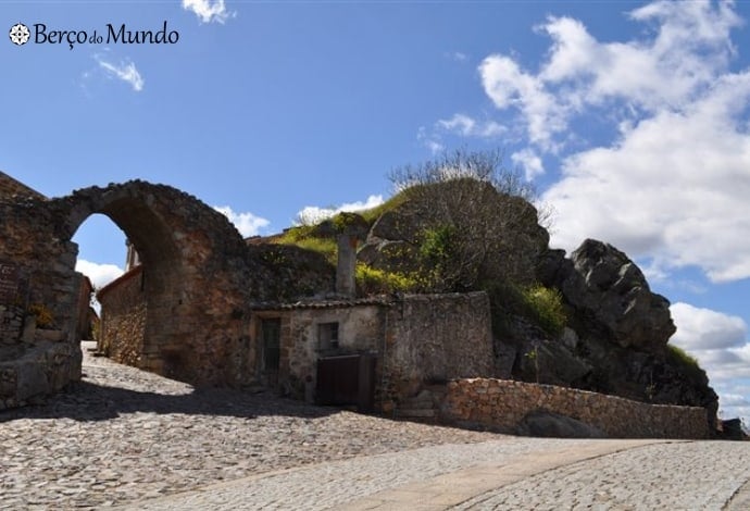 entrada da aldeia