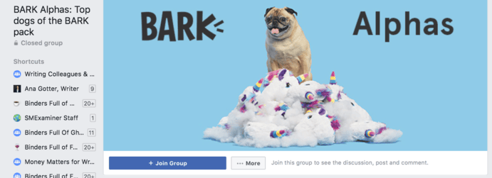 barkbox facebook closed group