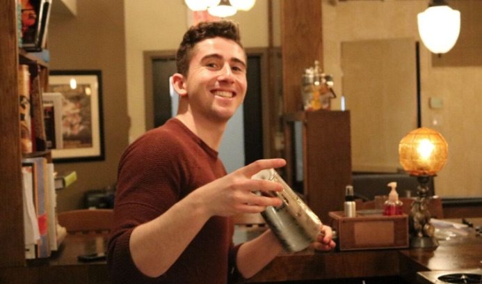 bartender at work