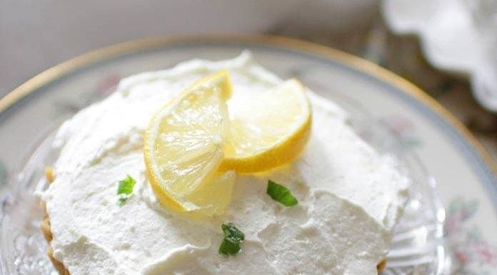 Lemon Cheesecake Mousse For One | One Dish Kitchen
