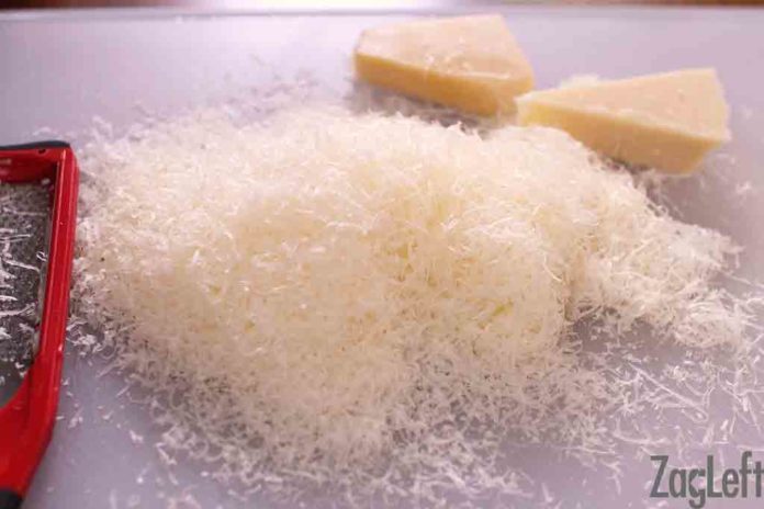 shredded parmesan cheese for cheese crisps | one dish kitchen