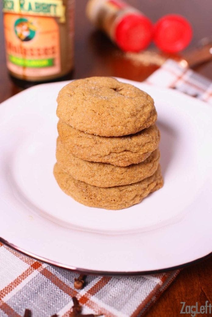 Easy Gingersnaps recipe - a perfectly spiced small batch recipe. This easy recipe makes a dozen of the best Ginger Snaps you've ever tasted! | One Dish Kitchen