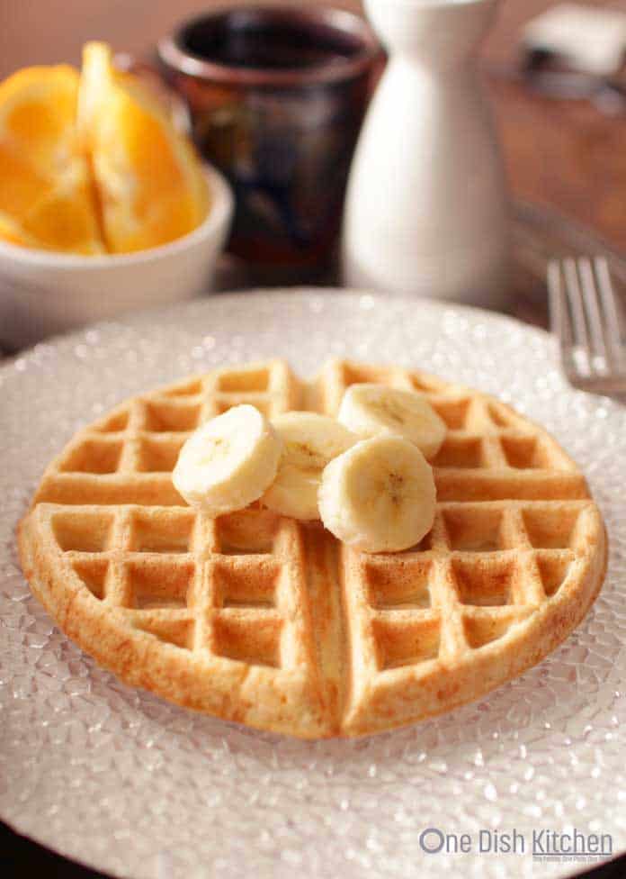 Homemade Waffle Recipe Single Serving One Dish Kitchen